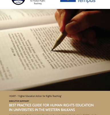 Best Practice for Human Rights Education in Western Balkans Universities