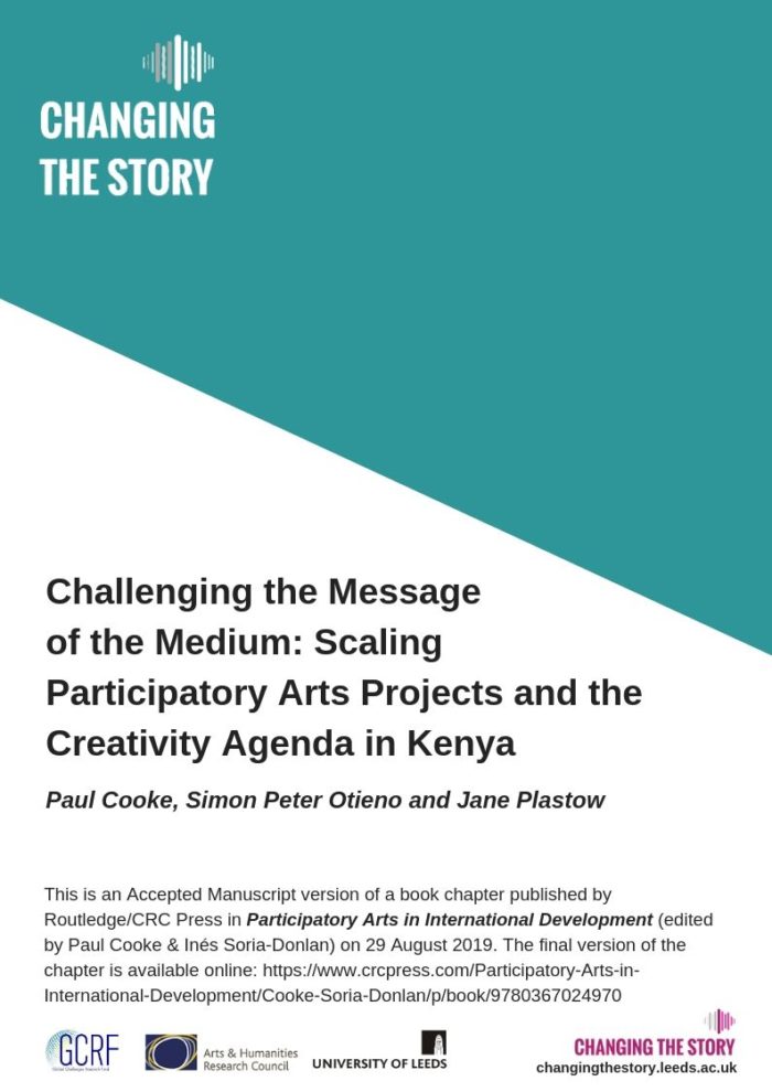 Challenging the Message of the Medium: Scaling Participatory Arts Projects 