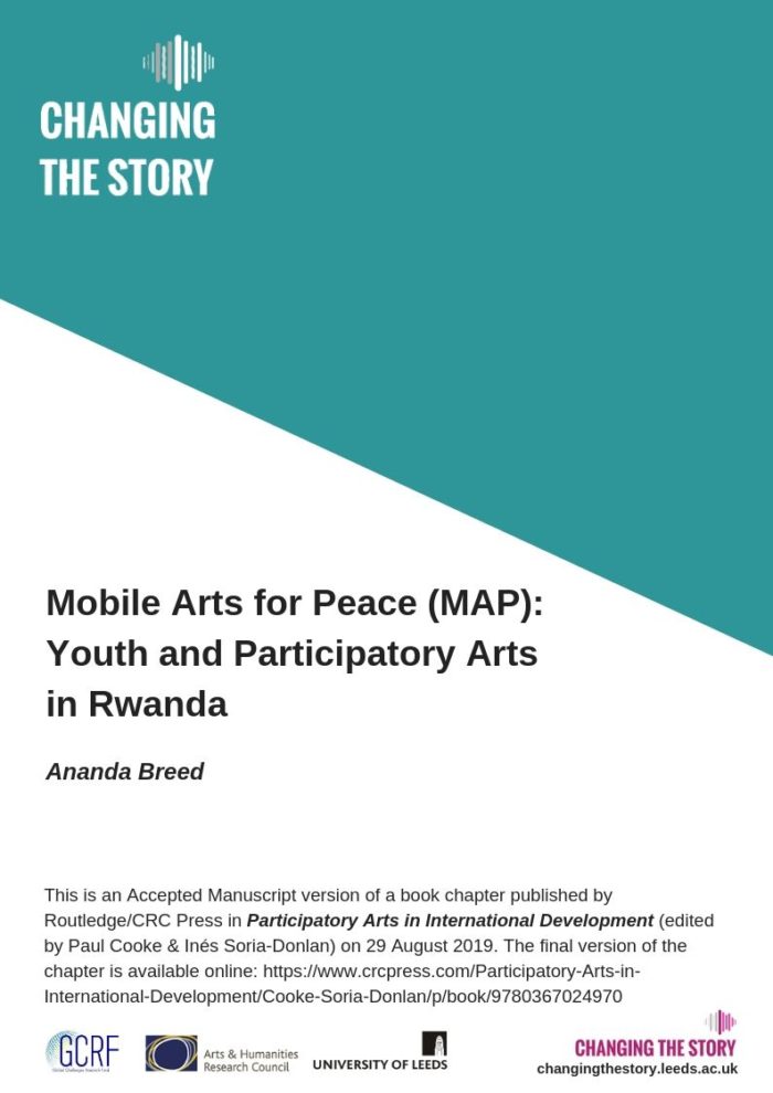 Mobile Arts for Peace (MAP):  Youth and Participatory Arts in Rwanda