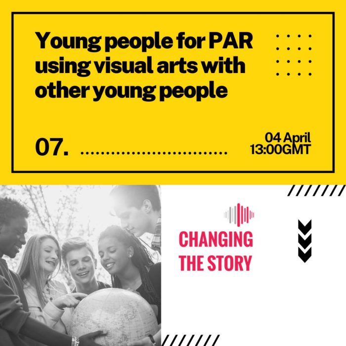 Young people for PAR using visual arts with other young people: 4 April