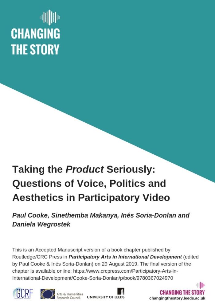 Taking the Product Seriously:  Questions of Voice, Politics and Aesthetics 