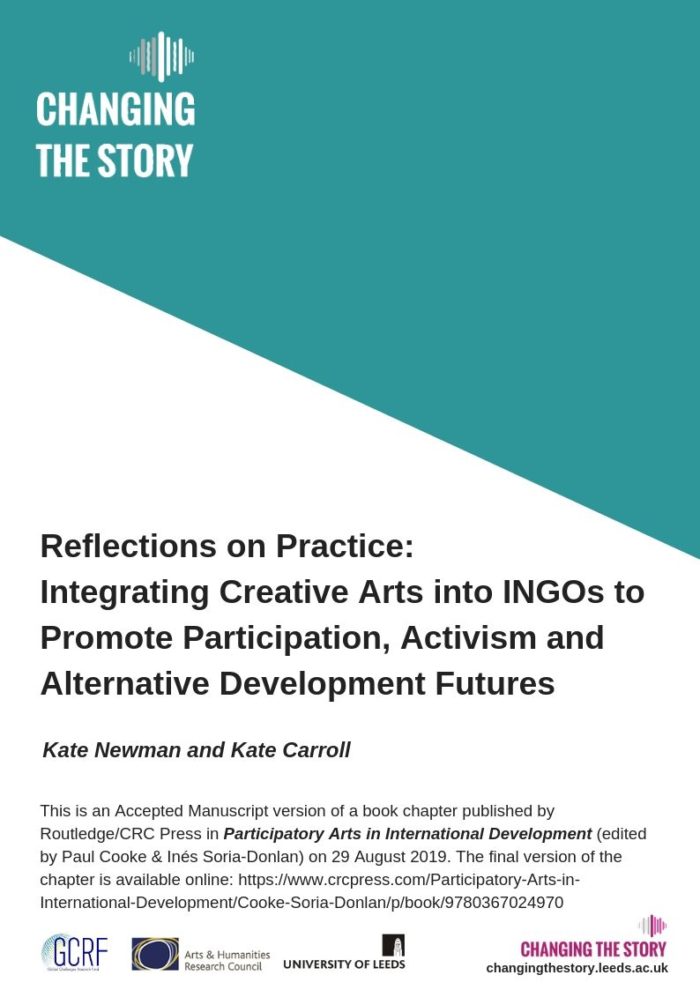 Reflections on Practice:  Integrating Creative Arts into INGOs
