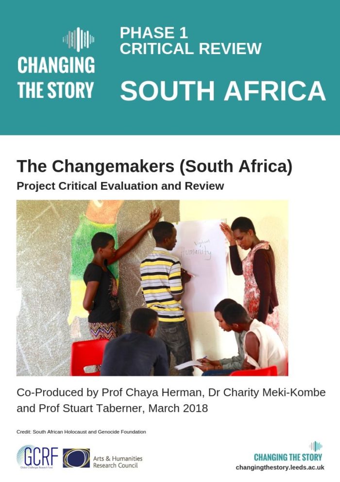 Phase One Critical Review: The Change-Makers (South Africa)